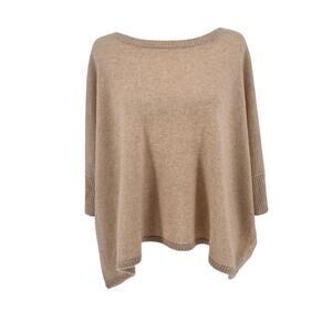 ✨ Tuckernuck 100% Cashmere Oversized Batwing Sweater – Camel – NWT – Size XL ✨